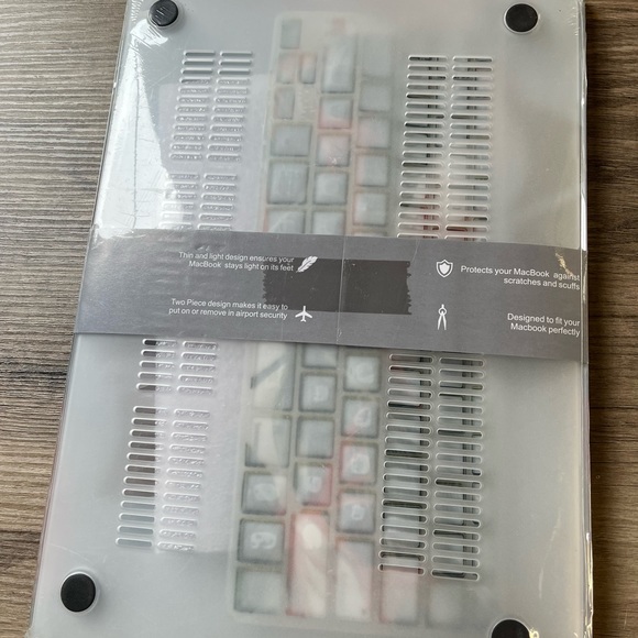 New Birds of Paradise and Palm MacBook Air 13” Case and Keyboard Cover - Picture 7 of 7